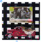 Plaid Merry Christmas Truck Frame