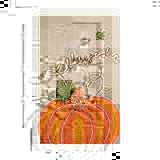 Mud Pie Embroidered Pumpkin Towels