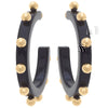 Kelley Studded Hoop Earrings