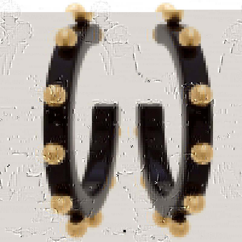 Kelley Studded Hoop Earrings