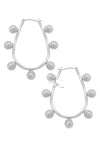 Allison Teardrop Hoop Earrings