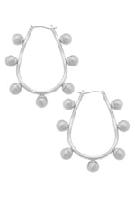 Allison Teardrop Hoop Earrings