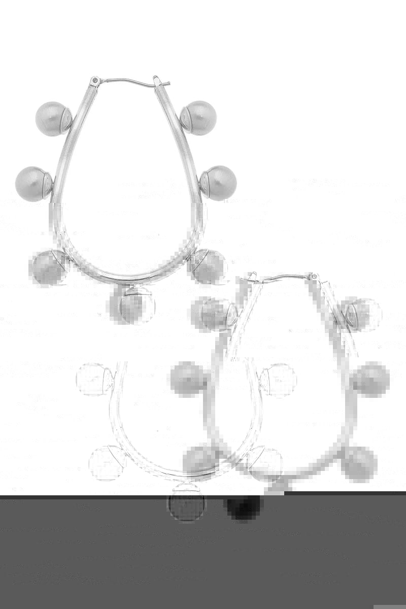 Allison Teardrop Hoop Earrings