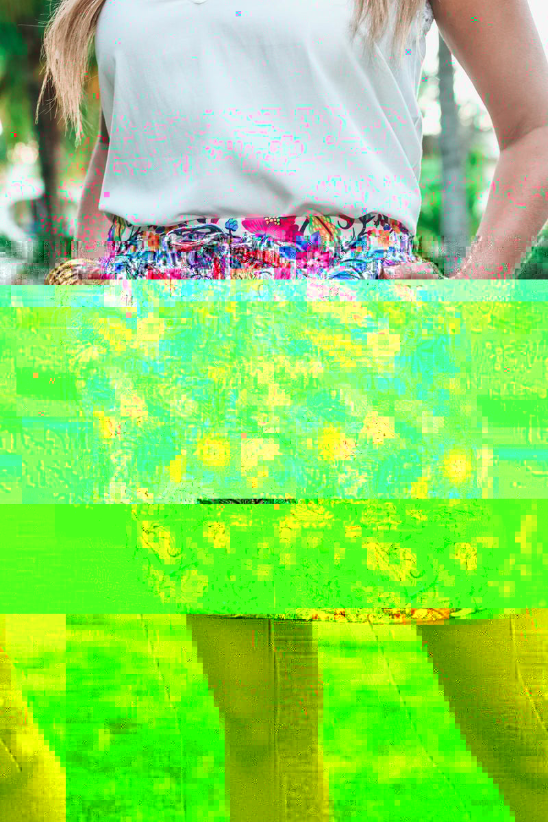 Fiesta Time Floral Skort