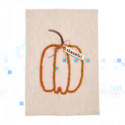 Mudpie PUMPKIN FALL KNOTTED TOWEL