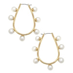 Allison Teardrop Hoop Earrings