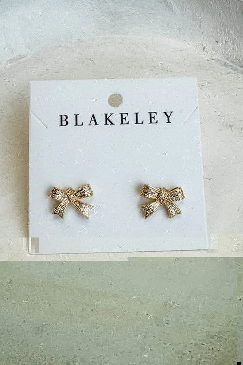 Dainty Bow Earrings