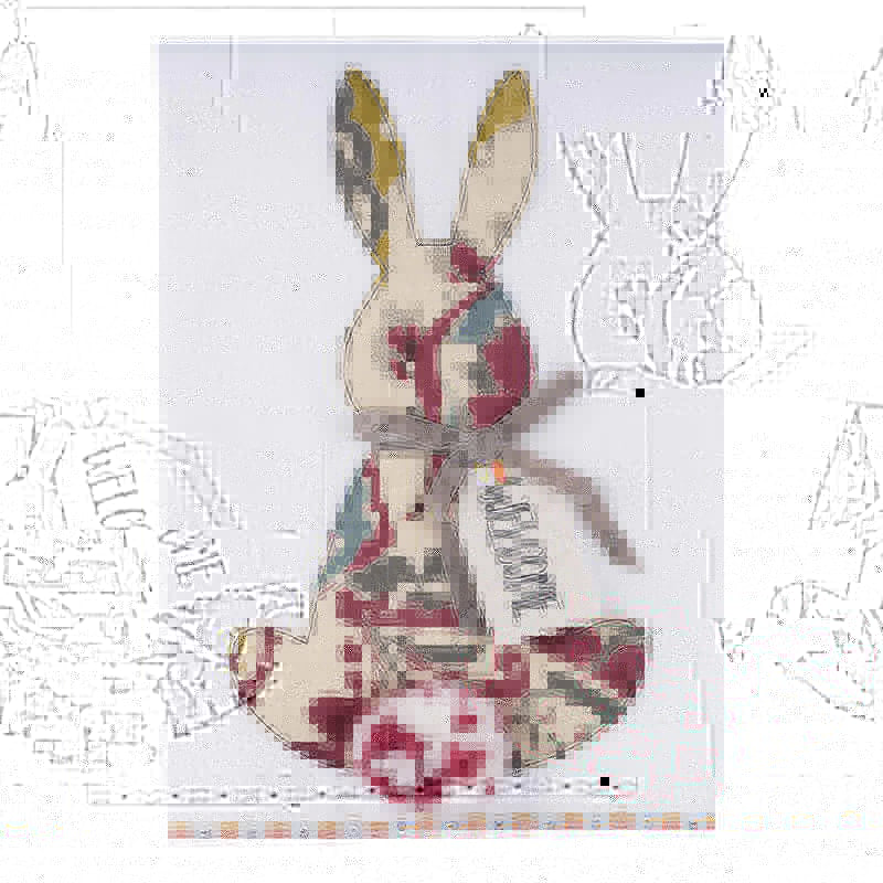 Welcome Bunny Tea Towel