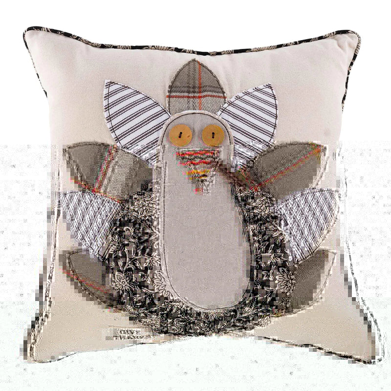 Give Thanks Turkey Pillow