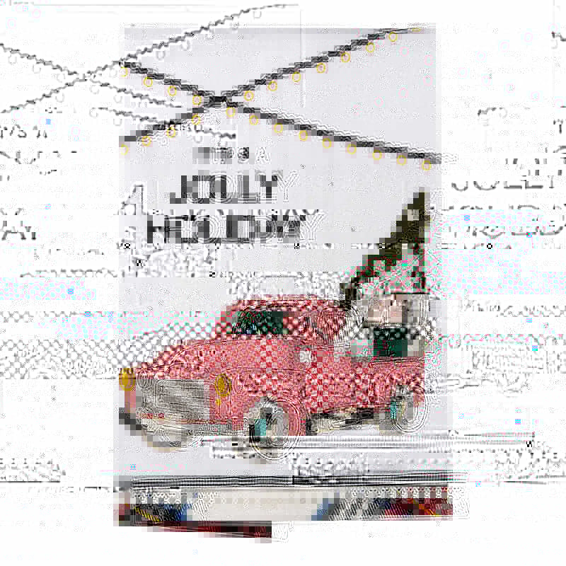 Jolly Holiday Truck Tea Towel