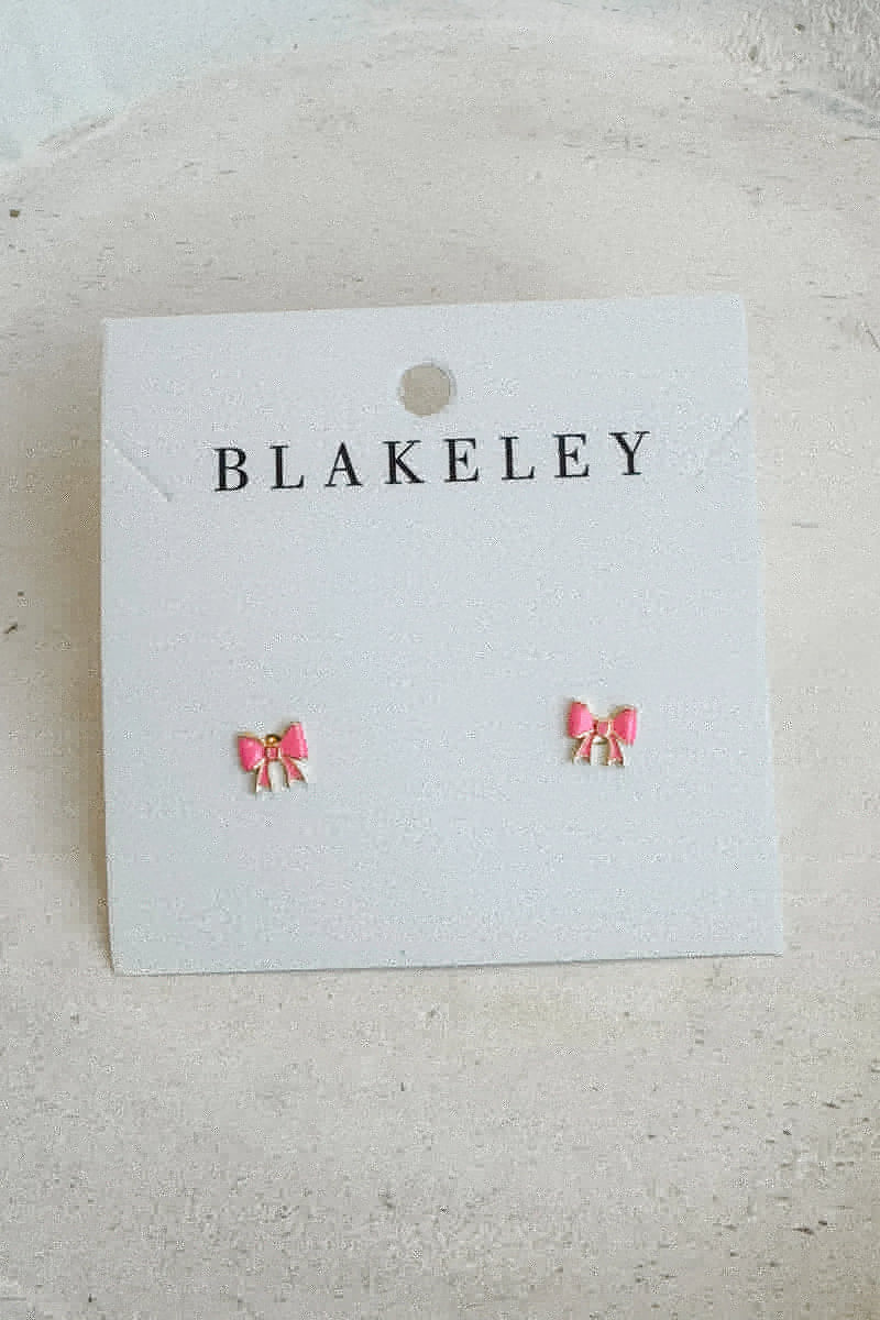 Dainty Bow Earrings