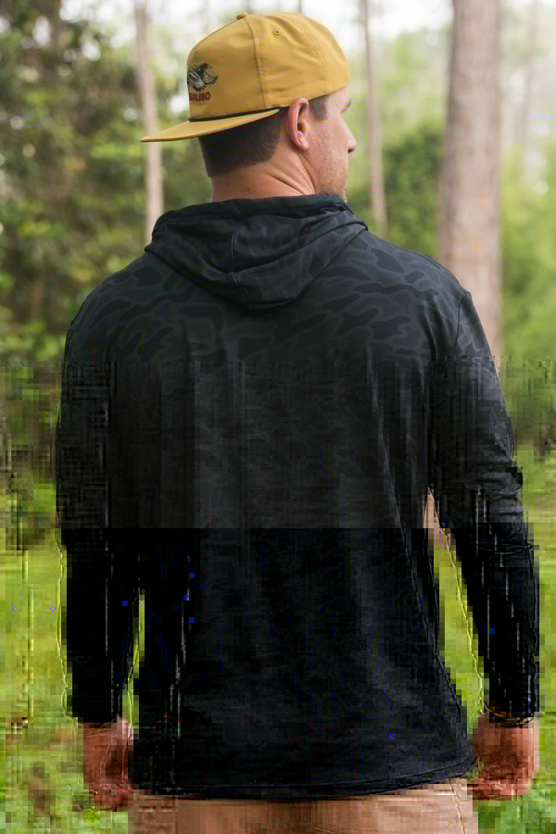 Black Camo Performance Hoodie