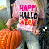 Pink Halloween Tee