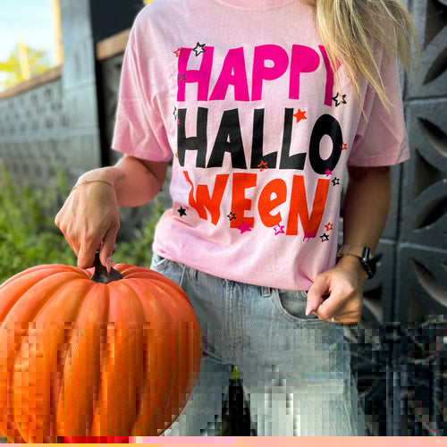 Pink Halloween Tee