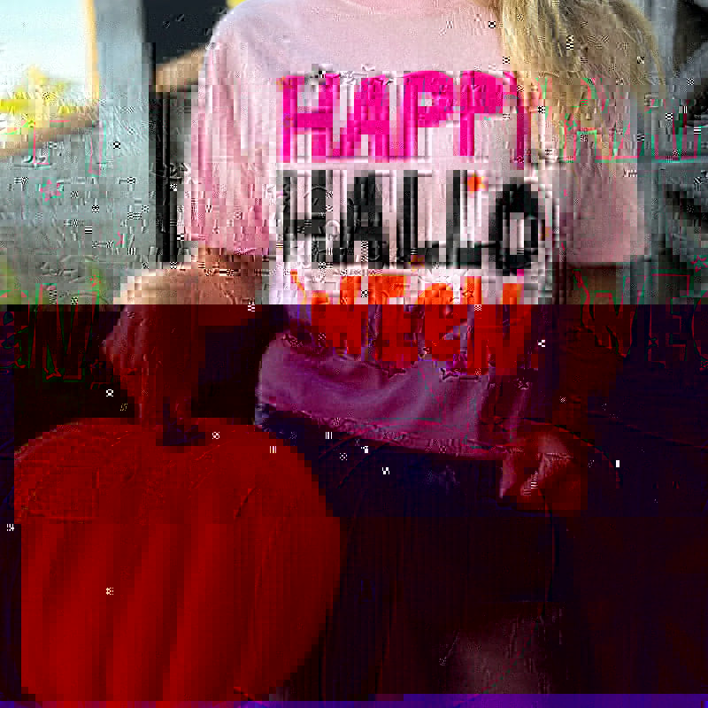 Pink Halloween Tee