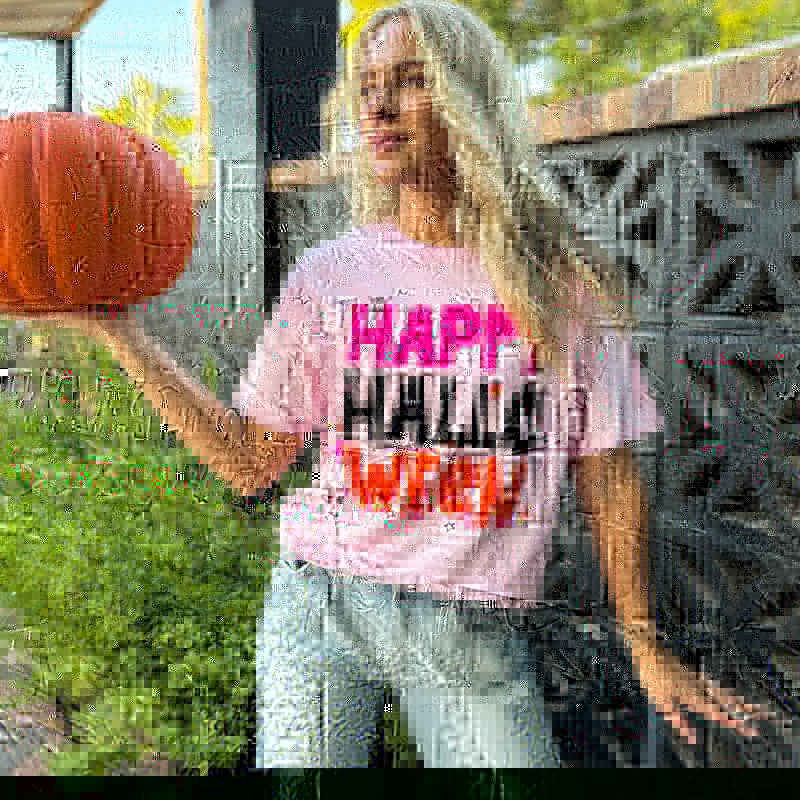 Pink Halloween Tee