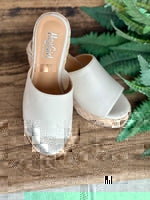 Corky's Ivory Metallic Solstice Sandals