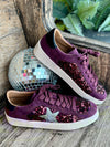 Corky's Another Wine Sequin Round Sneakers