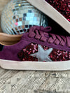 Corky's Another Wine Sequin Round Sneakers