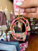 BB Pinks & Orange Sprinkle Bracelet