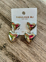 Chunky Heart Earrings