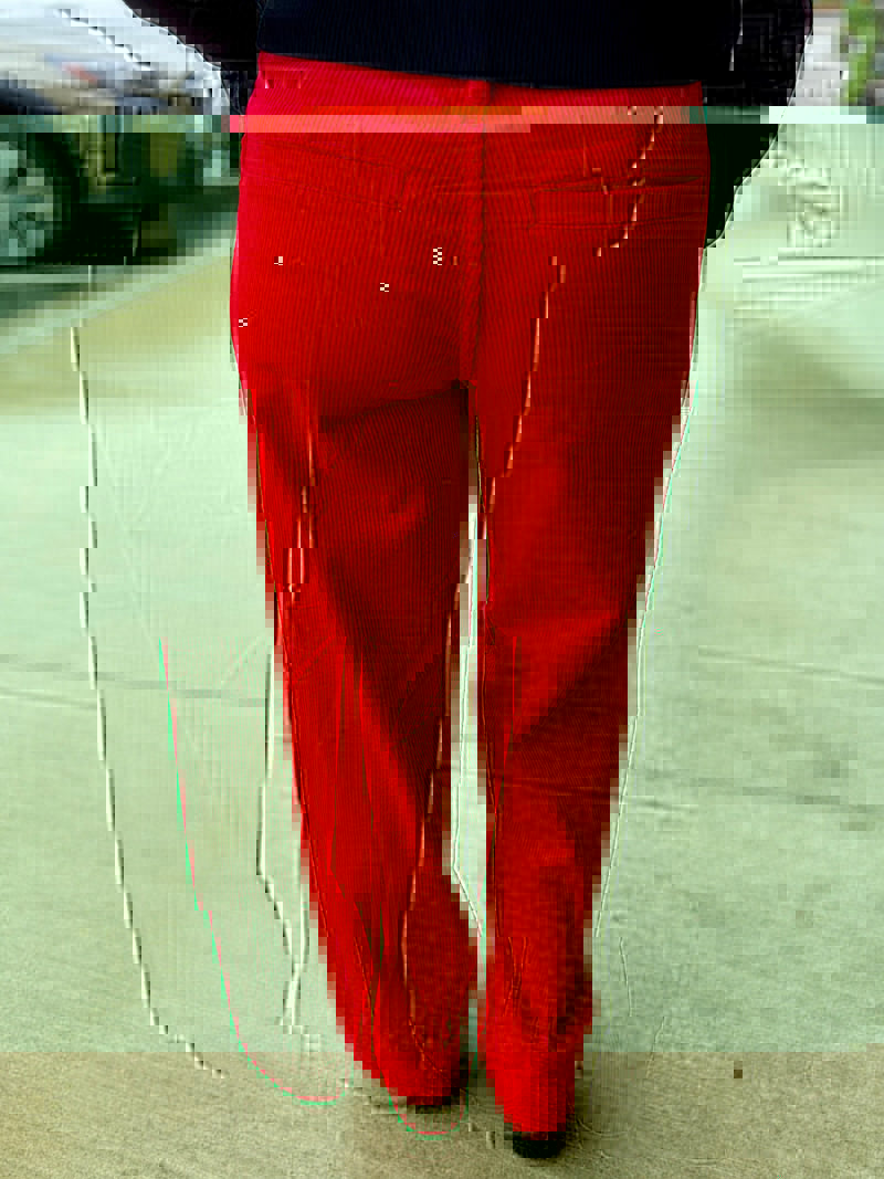 JB Red Corduroy trouser