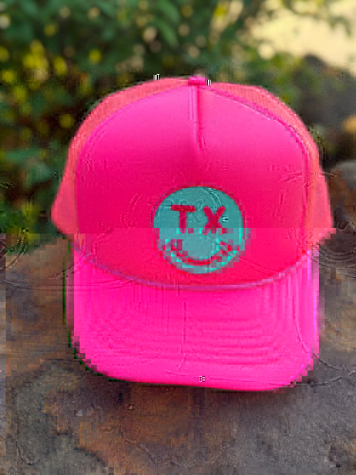 TX Smiley Foam Trucker Cap