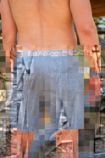 Athletic Shorts - Grizzly Gray - Deer Camo Liner