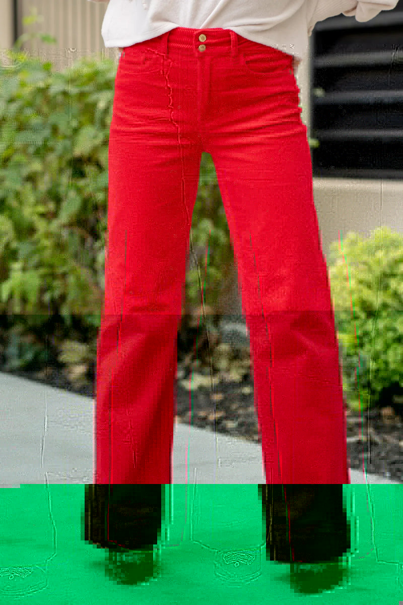 JB Red Corduroy trouser