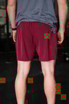 Athletic Short - Maroon - Burlebo