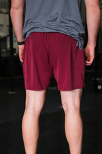 Athletic Short - Maroon - Burlebo