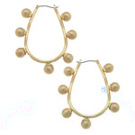 Allison Teardrop Hoop Earrings