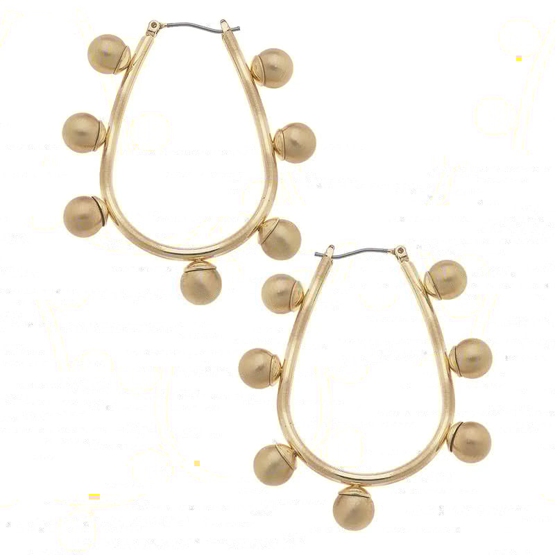 Allison Teardrop Hoop Earrings