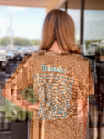 Texaholic Brown Leopard T-Shirt