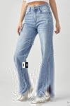 RHEA SIDE SLIT JEANS