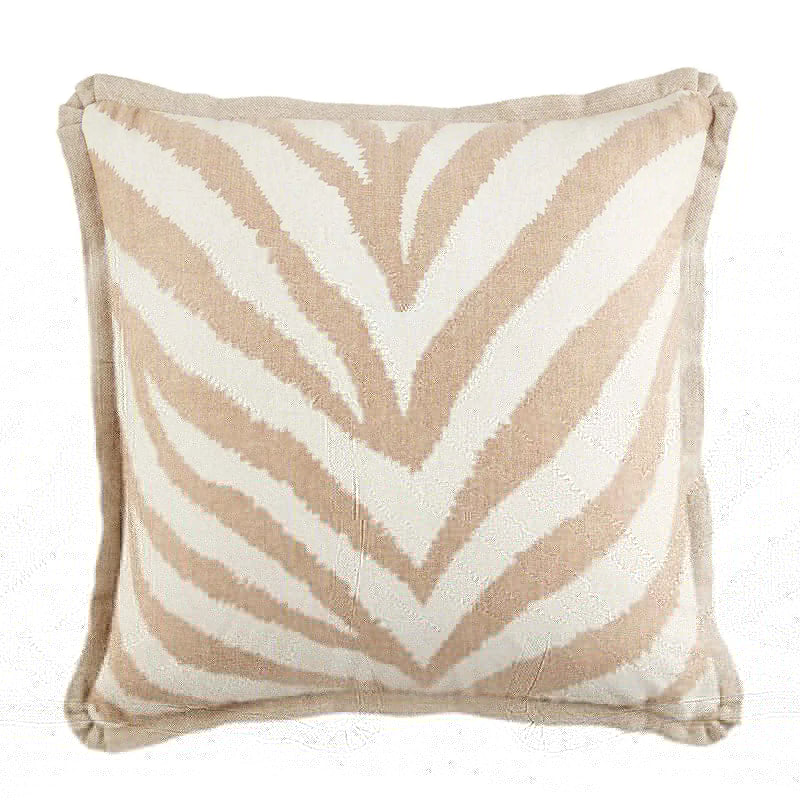 Mudpie Zebra Print Pillow