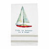 Mudpie Lake watercolor Hand Towel