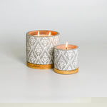 Damask Stone Candle 16oz