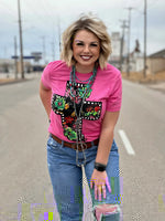 Floral Cross Tee BY Callie Ann